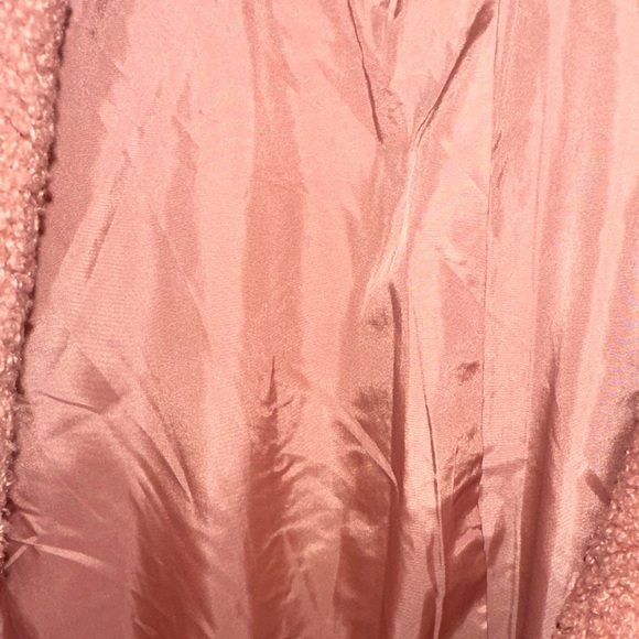 Amazon Essentials Women's Pink Teddy Jacket - Picture 6 of 7